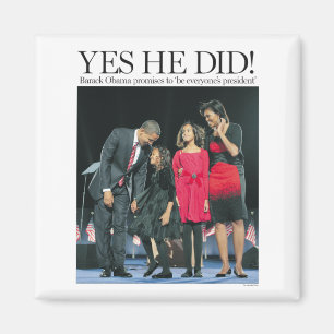 Obama: Ja gjorde han! Magnet