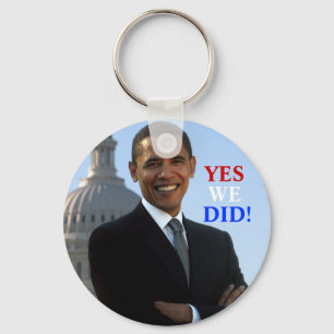 Obama ja gjorde vi! nyckelring