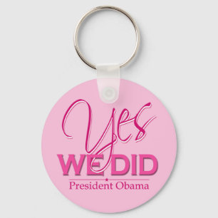 Obama JA gjorde vi rosor - Keychain Nyckelring