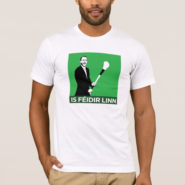O'Bama ja kan vi i irländare! T Shirt (Framsida)
