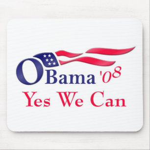 Obama ja kan vi Mousepad Musmatta