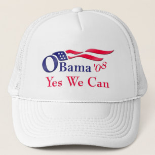 Obama, ja som vi kan Cap Truckerkeps