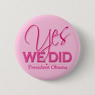 Obama JA Vi Gjorde Rosa - Knapp