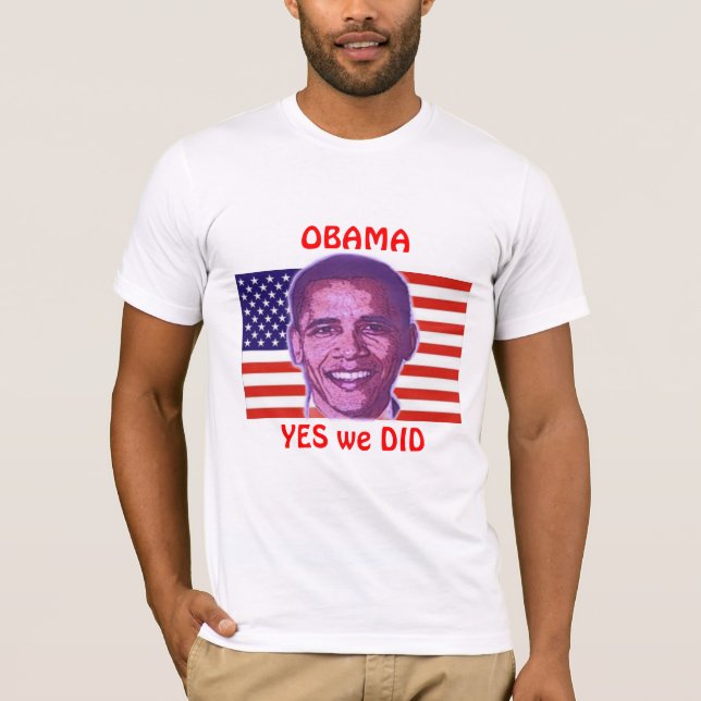 OBAMA Ja, vi gjorde T-Shirt (Framsida)