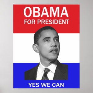 obama ja vi kan poster