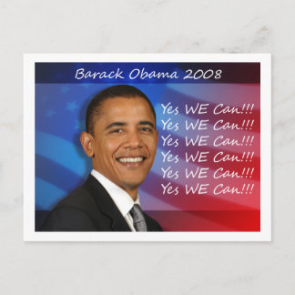 Obama Ja, vi kan vykort