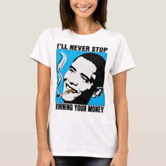 Obama: Jag ska aldrig stoppbabyen - dockaTShirt Tee