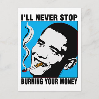 Obama: Jag stoppar aldrig vykortet Vykort