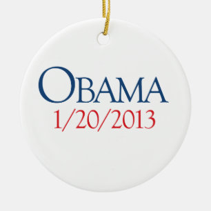 OBAMA JANUARI 20 - .PNG JULGRANSPRYDNAD KERAMIK