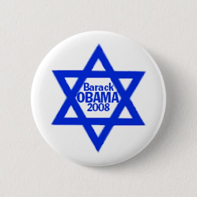 Obama JEWISH Button Knapp (Framsida)