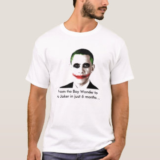 obama joker, från pojkeunder till jokeren i… t shirt