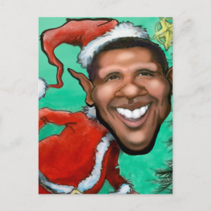 Obama jul helg vykort