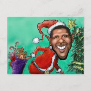 Obama jul helg vykort