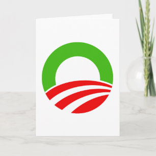 Obama jul helgkort