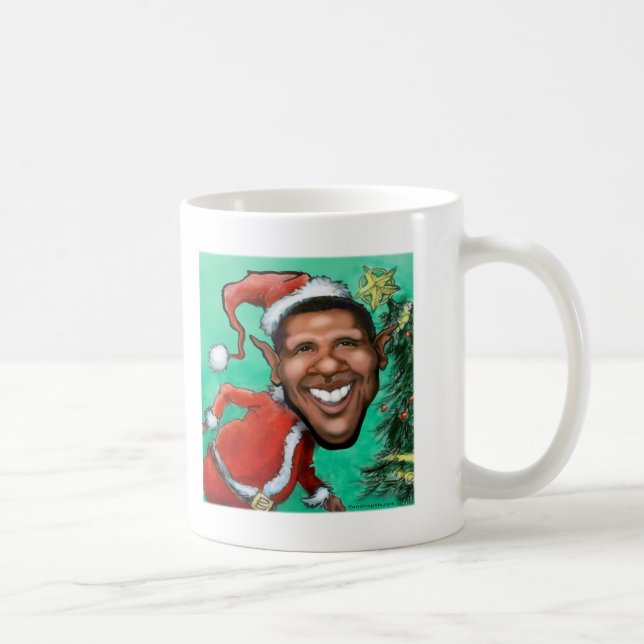 Obama jul kaffemugg (Höger)