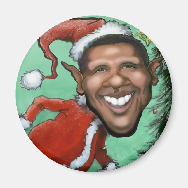 Obama jul magnet (Framsidan)