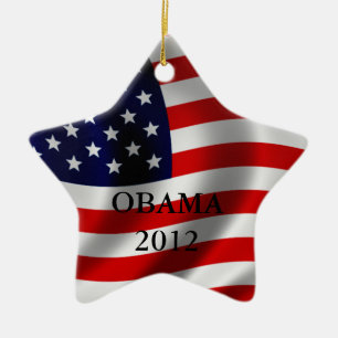 Obama Julgransprydnad Keramik