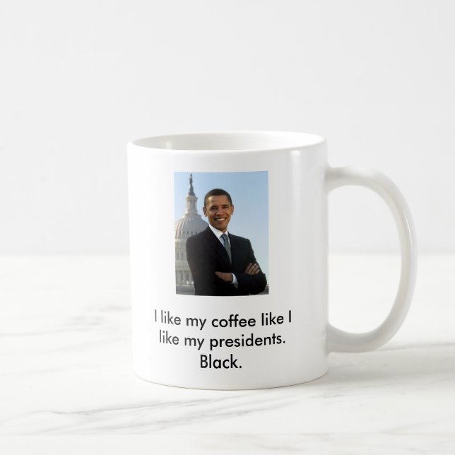 Obama kaffe kaffemugg (Höger)