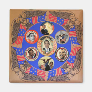 Obama Kaleidoscopemagnet Magnet