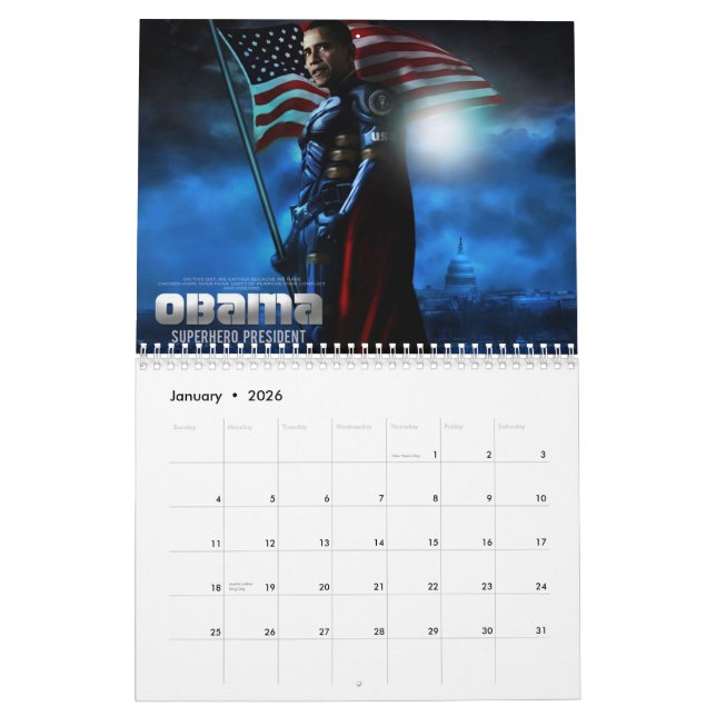 OBAMA KALENDER (Jan 2026)