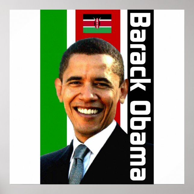 Obama Kenyan Heritage Poster (Framsidan)