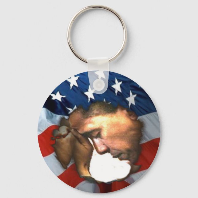 Obama Keychain Nyckelring (Framsida)