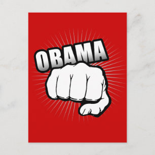 Obama-kolvpump Vykort