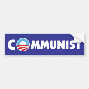 Obama kommunist bildekal