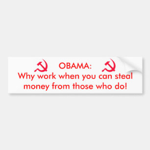 Obama kommunisten bildekal