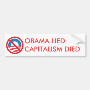 OBAMA LÅG, KAPITALISM DOG BILDEKAL