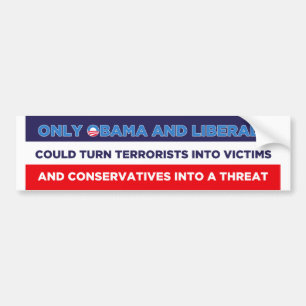 Obama liberal person bildekal