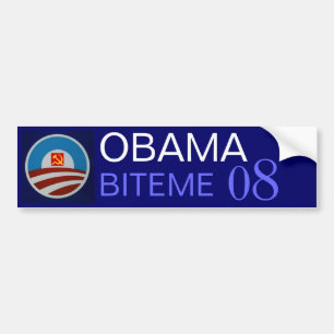 Obama-logo-712332 bultar skäran, OBAMA, BITEME… Bildekal