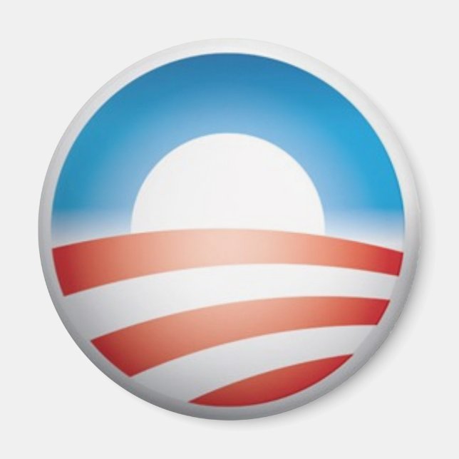 Obama Logotyp Magnet (Framsidan)