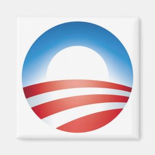 Obama logotyp magnet