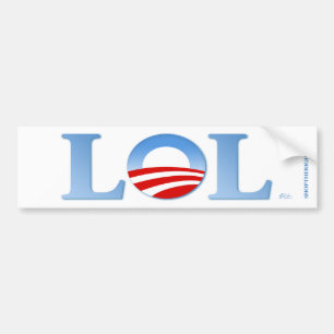 Obama LOL Bildekal