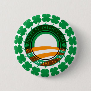 Obama lyckligst patricks day knapp