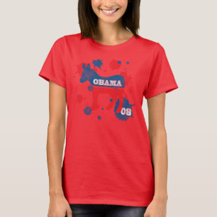 Obama målar tee