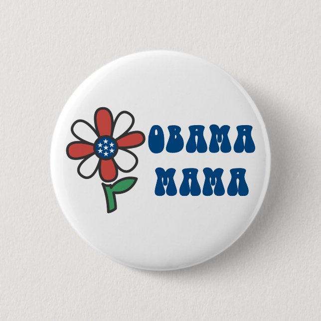 Obama Mamma Buttons Knapp (Framsida)