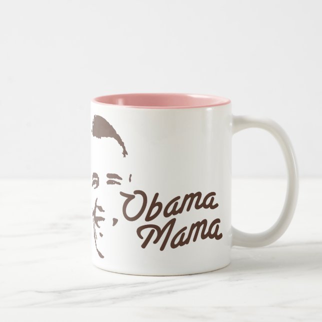 OBAMA MAMMA Två-Tonad MUGG (Höger)