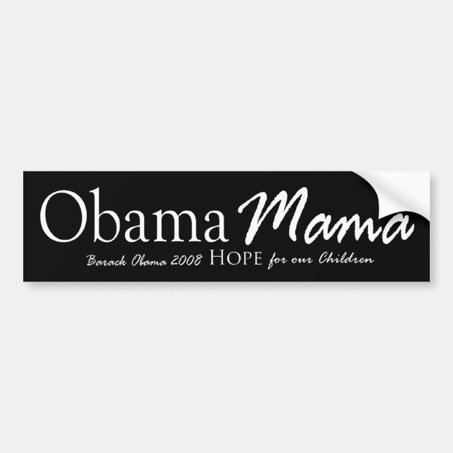 Obama mammabildekal bildekal (Framsidan)