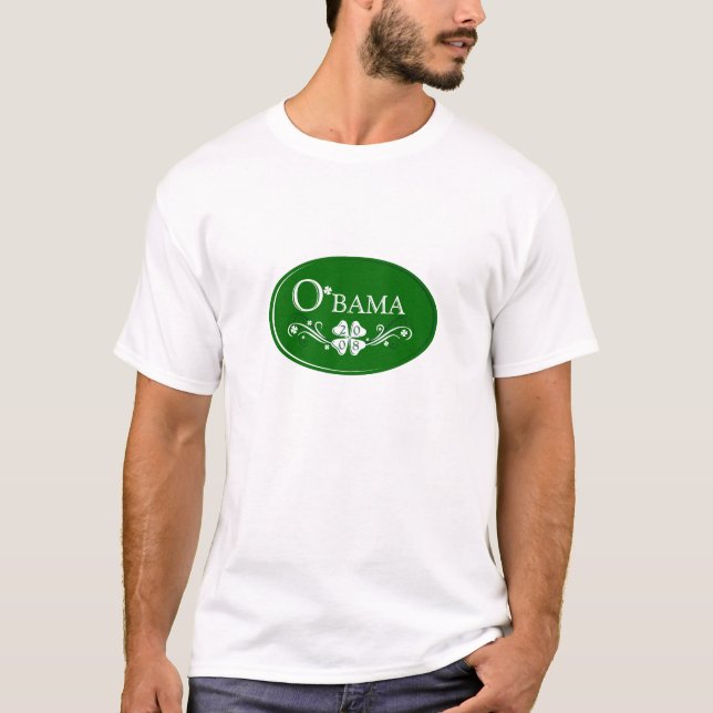O'bama manar T-tröja Tee Shirt (Framsida)