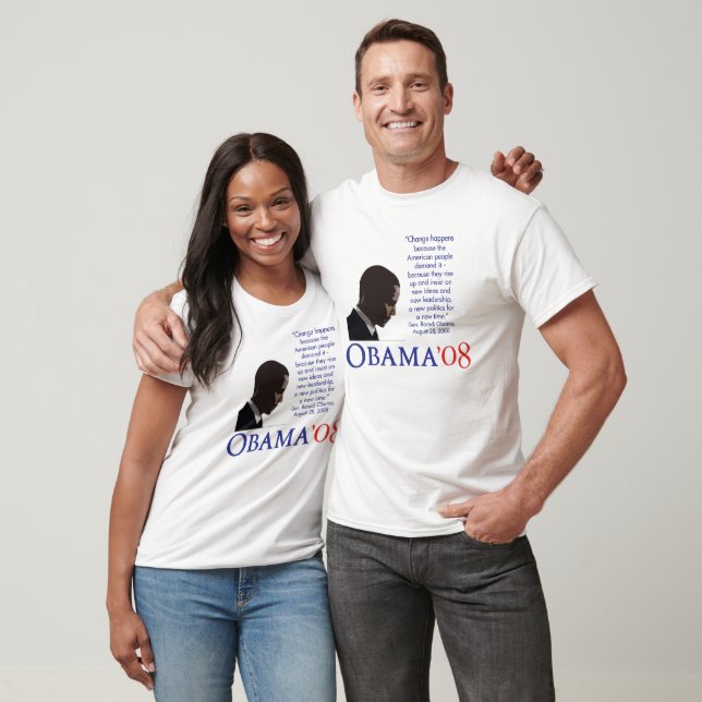 Obama Marathon Långärmad Shirt Tee (Unisex)