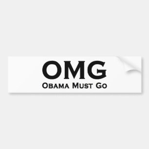 Obama måste gå Anti Obama Bildekal