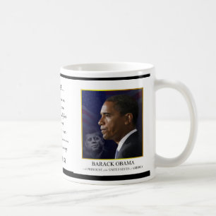 Obama med JFK - Kaffe Mugg