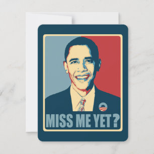 Obama miss mig än?