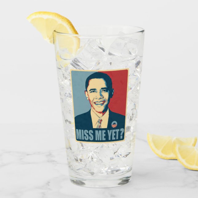 Obama miss mig än? glaskopp (Framsida Ice)