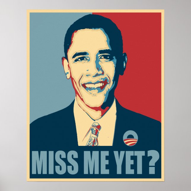 Obama miss mig än? poster (Framsidan)