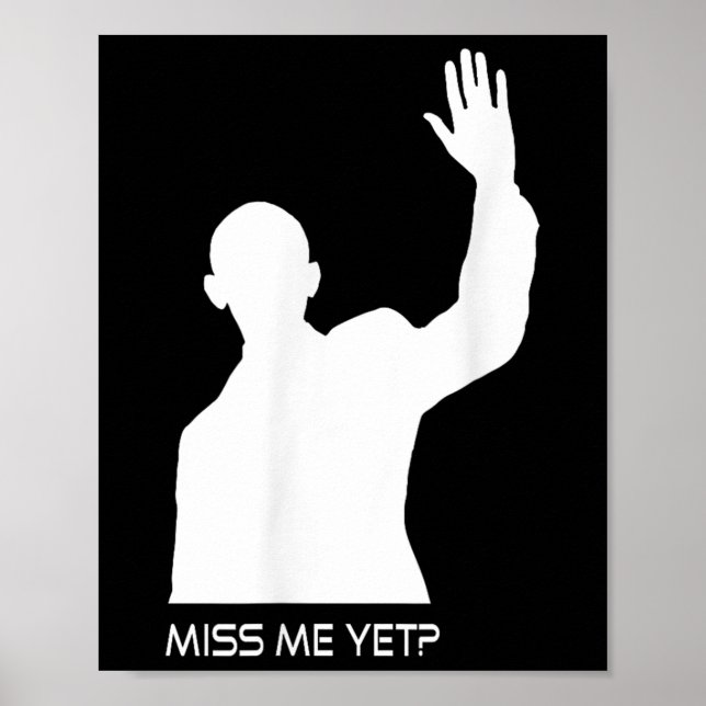 Obama missar mig än funny poster (Framsidan)