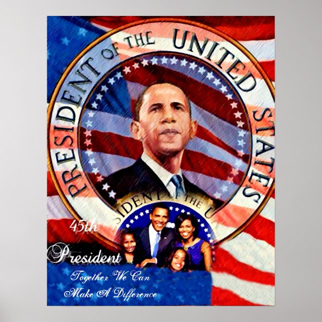 Obama, Morgondagens ledare_Poster Poster (Framsidan)