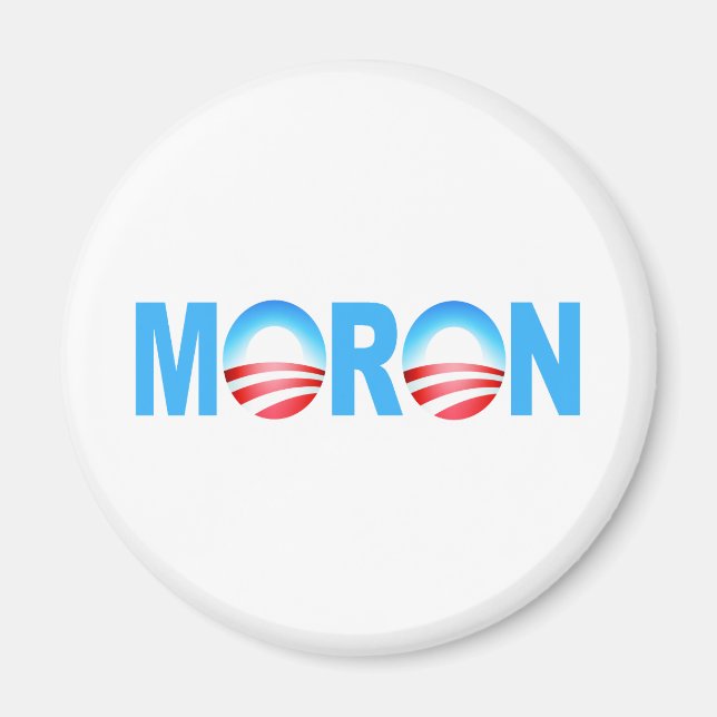 OBAMA MORON MAGNET (Framsidan)